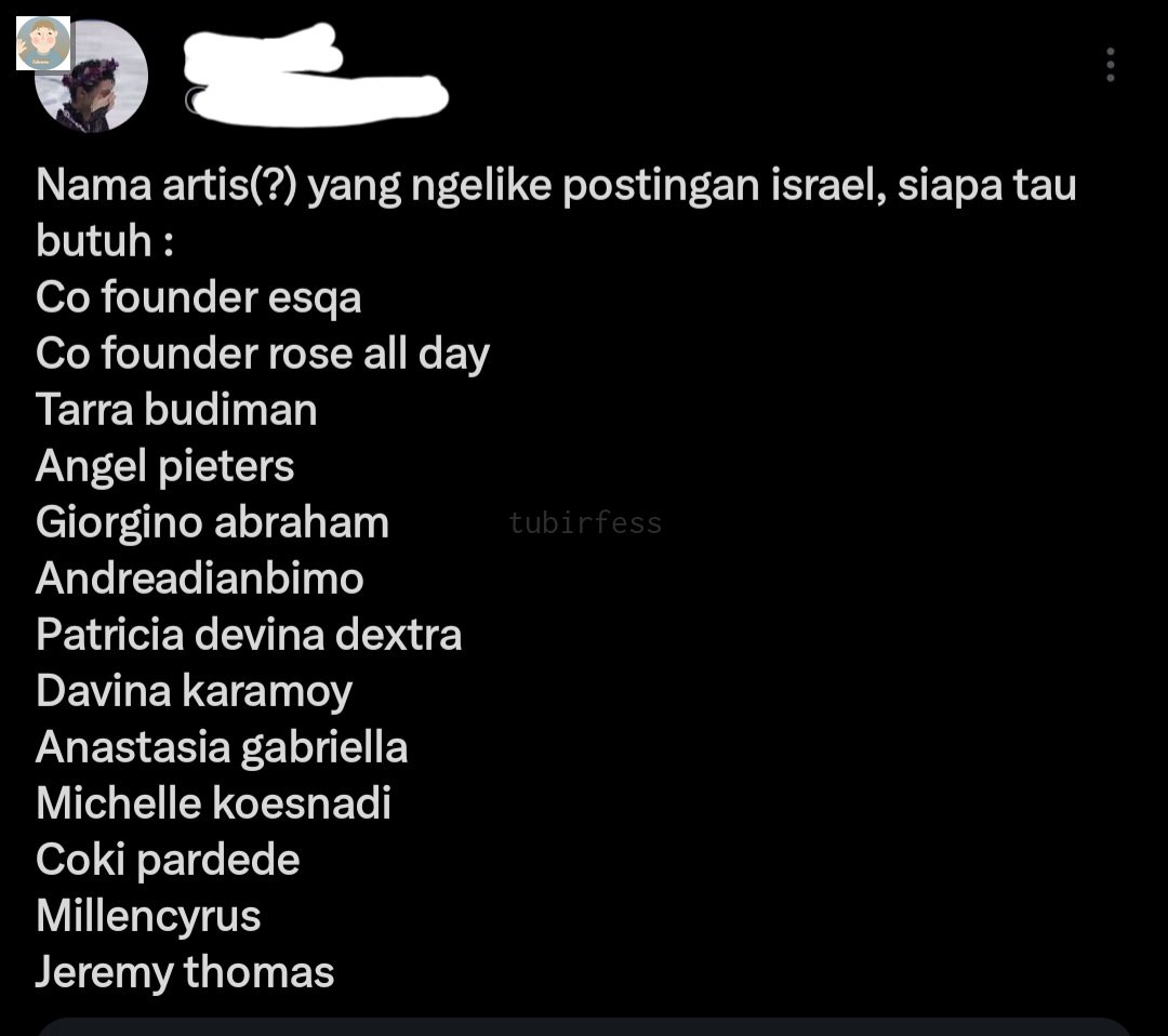 2beer! okelah kalo artis ln support zionis karena mereka takut kehilangan jobnya karena mereka tinggal di lingkungan yang pro, tapi artis indo support zionis???? biar apa??? biar keliatan edgy dan sok beda??? lmao