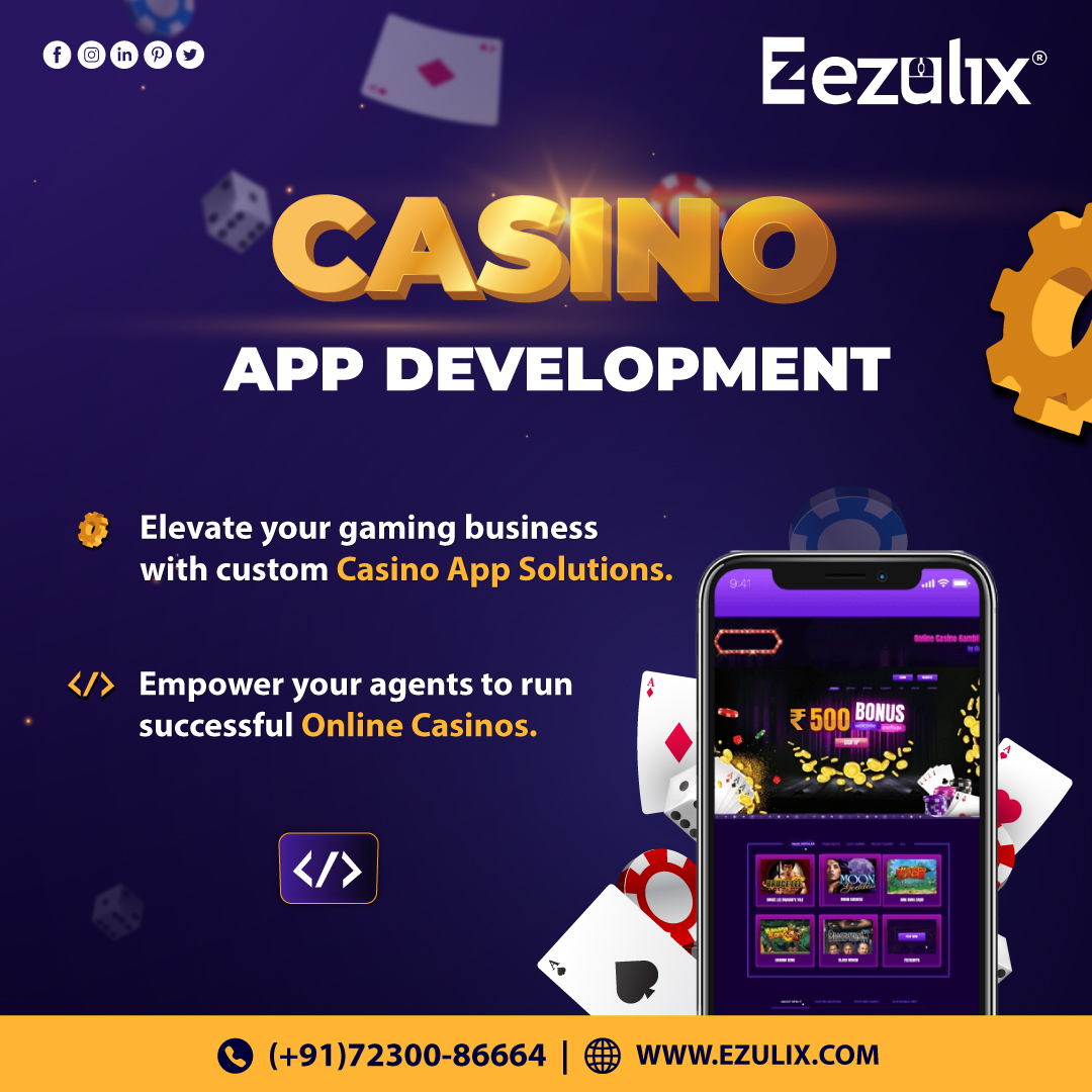 📷 Elevate Your Casino Experience 📷 with Our Cutting-Edge Casino App Solutions! 📷 Let's Bet on Innovation! 📷

Call Now at +91 72300 86664
For More Details:- ezulix.com

#CasinoAppDevelopment #WinningWithTech #casino #CasinoSoftware #casinoapp #casinodevelopment