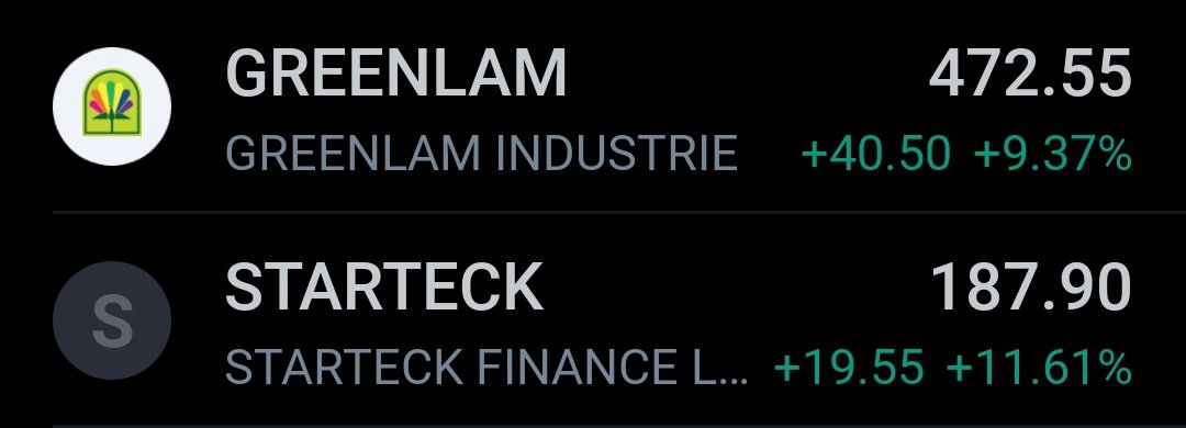 Kaps1sharma's tweet image. SHARED BOTH THESE STOCKS YESTERDAY:
#STARTECK
#GREENLAM
BOTH BLASTED like 🚀🚀
Net 20% in a day 😂

For more such blasting stocks, join here below:
cosmofeed.com/vig/64fd89d3fb…

#SwingTrading  #BUYBEFOREBREAKOUT
#Nifty
#StocksToBuy 
#StockToWatch 
#StocksInFocus
#BREAKOUTSTOCK