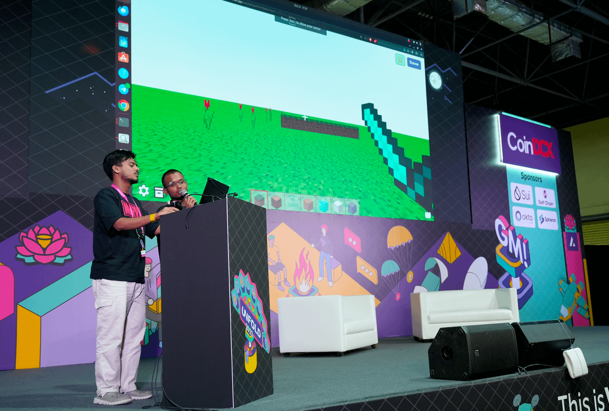 👾 Hyperland: A user-friendly 3D sandbox game utilizing fluid object-based contracts and Zklogin for an immersive Web3 experience.

🛠️ Builders: <a href="/Shevxer/">Shivam</a> and <a href="/0x_Clint/">Omkar</a>

👉 Check it out: devfolio.co/projects/hyper…