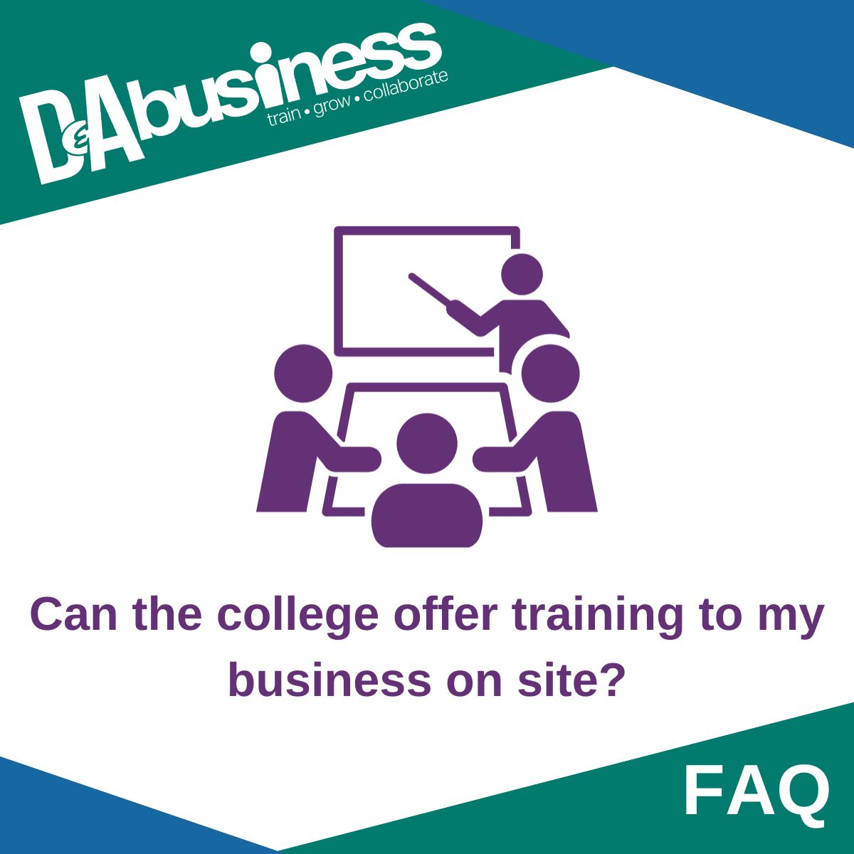 Can @dundee_angus offer training to my business on site❓ Yes, we offer training in certain fields to businesses at times that suits them such as around operational hours. Get in touch with our Business Partnerships Team to find out more ⬇️ pulse.ly/a6orrz0qau #DABusiness