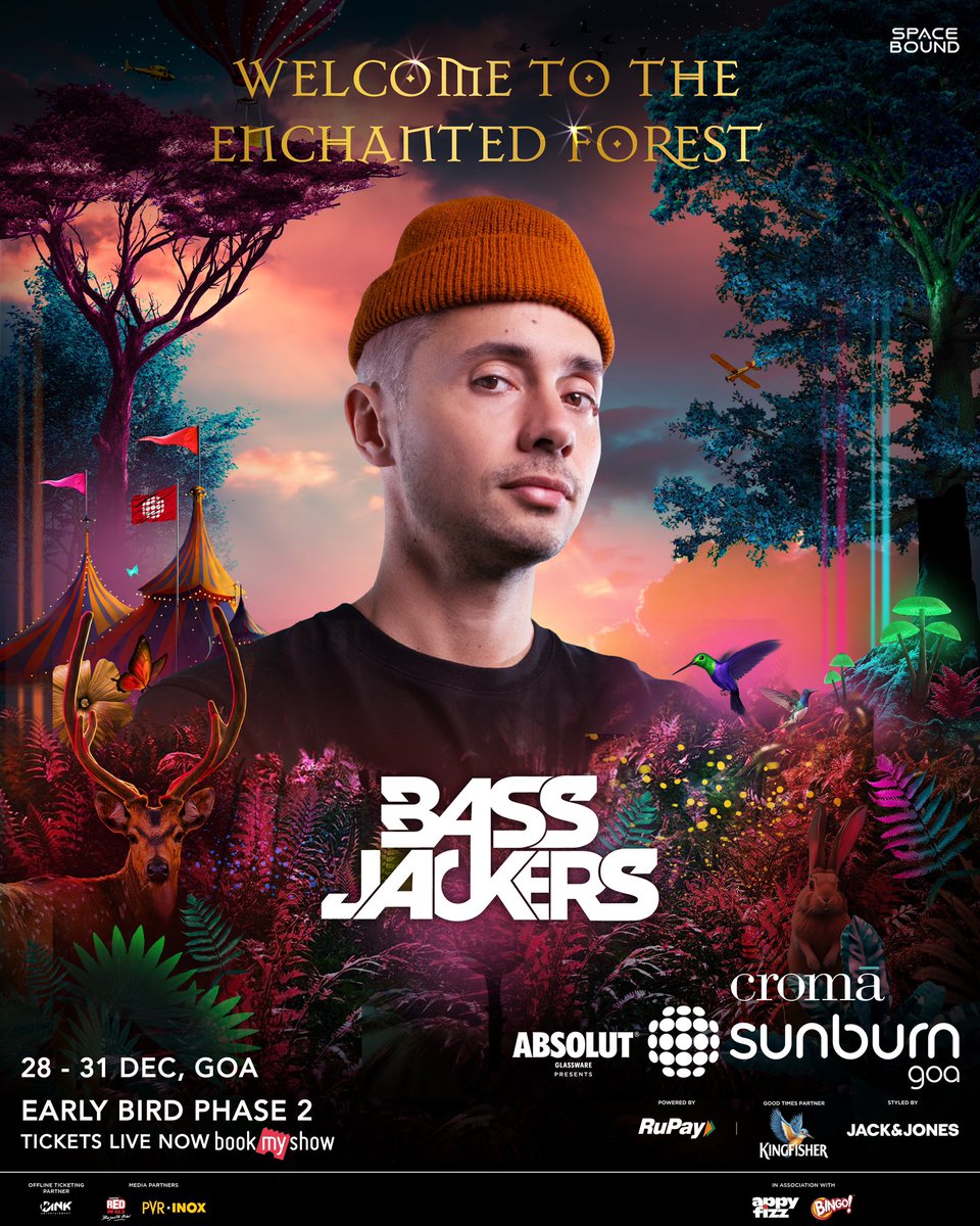 The Dutch DJ and producer @Bassjackers is ready to takeover #SunburnGoa2023 🔥 The artist produces and plays a wide range of genres from big room house to electro, progressive, and trap. known for combining different styles to create unique yet powerful sound! ⚡️ Get ready to…