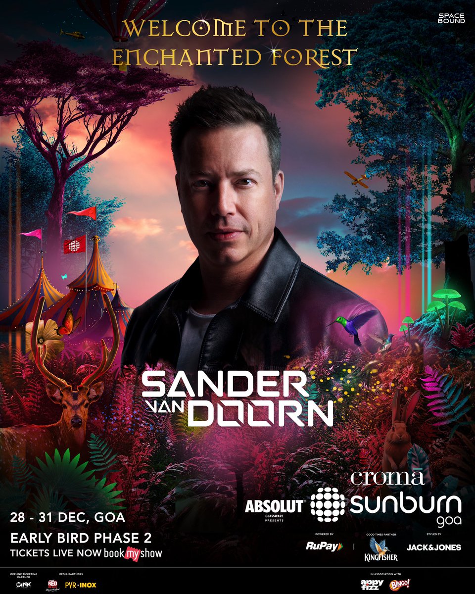 We’re super excited to announce one of the most essential, influential DJ and record producer of the Dance Music Industry @sandervandoorn will be performing at #SunburnGoa2023 ☀️ Being an immensely prolific and diverse producer he has produced a variety of sounds at the level…