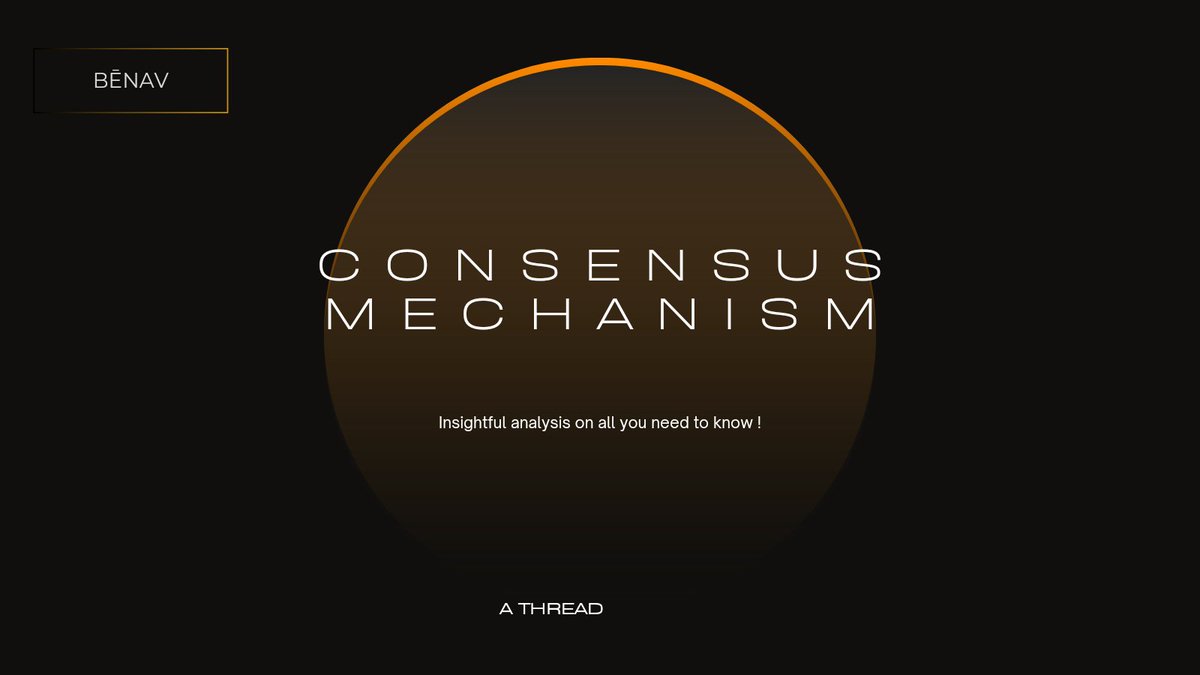Benav_04's tweet image. Ever wondered how Bitcoin and other cryptocurrencies stay secure and transparent?🤔

Join me as I unravel the secret sauce that keeps Blockchain Technology, THE CONSENSUS MECHANISM.

#Blockchain #ConsensusMechanism