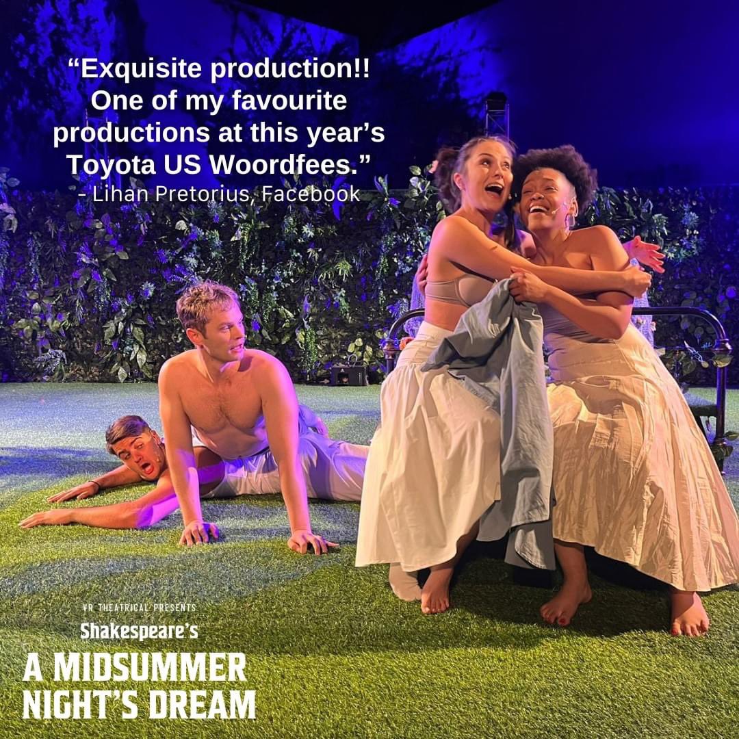 For a limited run, this year’s hilarious, smash hit production of Shakespeare's comedic masterpiece, A MIDSUMMER NIGHT'S DREAM on stage at Montecasino from 8 November!

Tickets <a href="/webticketsSA/">webtickets.co.za</a> <a href="/MONTECASINOZA/">MONTECASINO</a> <a href="/PieterToerien/">Pieter Toerien Productions</a> 

webtickets.co.za/v2/Event.aspx?…