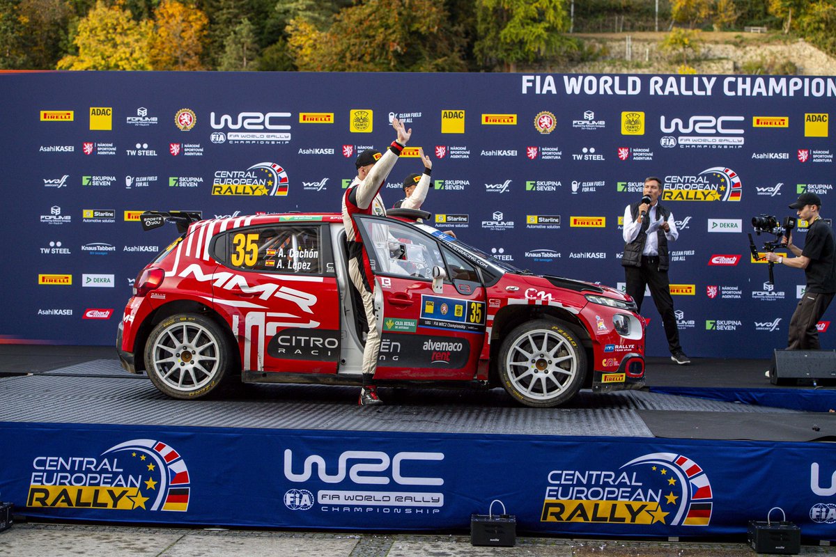 Shakedown Media (@shakedown_media) on Twitter photo 👋 <a href="/Cachon_Ale/">Alejandro Cachón</a> 🤝 <a href="/jandrinlopez/">Jandrin Lopez</a> despiden su primera campaña mundialista con <a href="/CitroenRacing/">Citroën Racing</a> marcando un 2️⃣°, un 3️⃣°, un 4️⃣° y un 5️⃣° scratch de la categoría RC2 en la última etapa del <a href="/cerwrc/">Central European Rally</a> 🇩🇪. 👋 <a href="/Cachon_Ale/">Alejandro Cachón</a> 🤝 <a href="/jandrinlopez/">Jandrin Lopez</a> despiden su primera campaña mundialista con <a href="/CitroenRacing/">Citroën Racing</a> marcando un 2️⃣°, un 3️⃣°, un 4️⃣° y un 5️⃣° scratch de la categoría RC2 en la última etapa del <a href="/cerwrc/">Central European Rally</a> 🇩🇪.