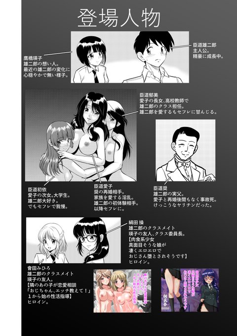 DL新作本編前の登場人物紹介でけた! 