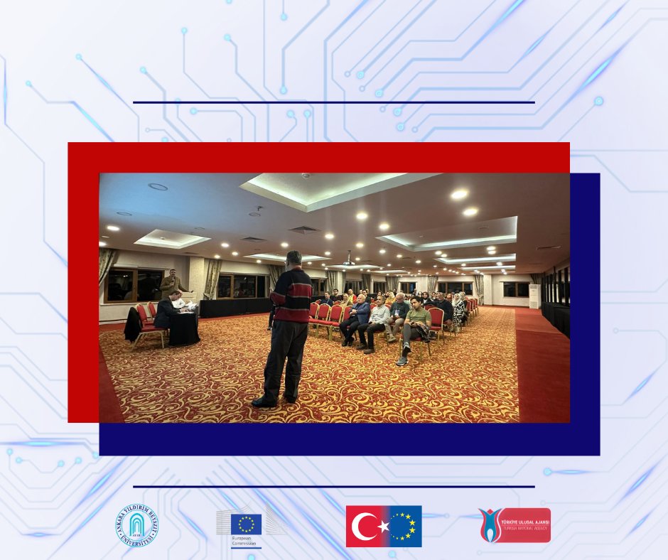 DigitalHealthPl's tweet photo. Project coordinator Prof.Dr.Servet SOYGÜDER and consultant Prof.Dr.Mete GÜNDOĞAN gave DYL-HP Workshop at  Aile Buluşması event organized by Hayat Vakfı, where the participants are Yeryüzü Doktorları, on October 21, 2023, at 17.30, in order to disseminate and promote the project. https://t.co/KTnL5VUrqf