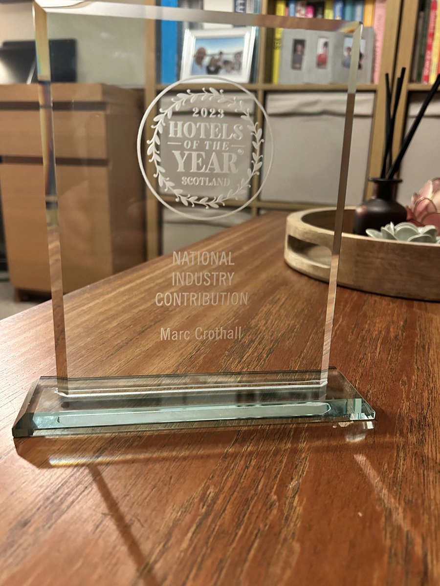 Feeling humbled to receive this award at last nights ⁦<a href="/HotelsOfTheYear/">Hotels of the Year® Scotland</a>⁩ Awards. Having been recognised with the Fellowship in 2020 it came as a total surprise. I always say it’s a team effort &amp; i could not do what i do without the support my team ⁦<a href="/st_alliance/">ST Alliance</a>⁩
