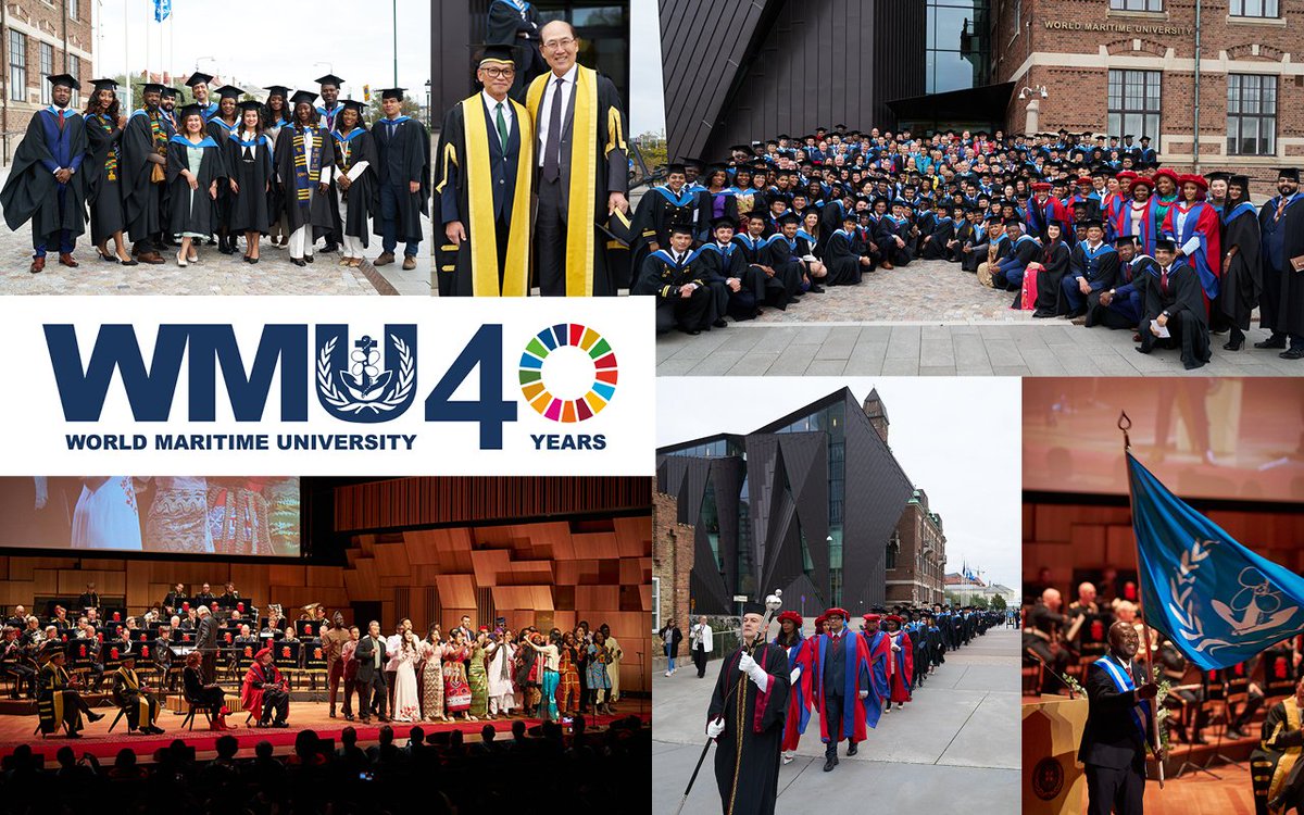 Congratulations to the newest members of the WMU global alumni network! The Class of 2023 includes 283 graduates from 71 countries who will be a positive force for change in support of achieving the UNSDGs and a sustainable maritime & oceans future. wmu.se/news/wmu-gradu… @IMOHQ