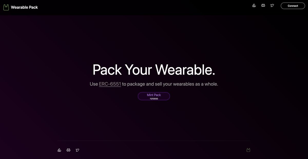 Metacat007's tweet photo. @erc6551  not only give NFT programmability, but also unlocks the composability of NFT. https://t.co/Axes4tdkaw bring a new experience to Wearable in the #Metaverse  via @erc6551 . You can arbitrarily combine multiple Wearables in a Pack (NFT) and sell/tranfer/gift/... as a whole https://t.co/eqWnYF3iit