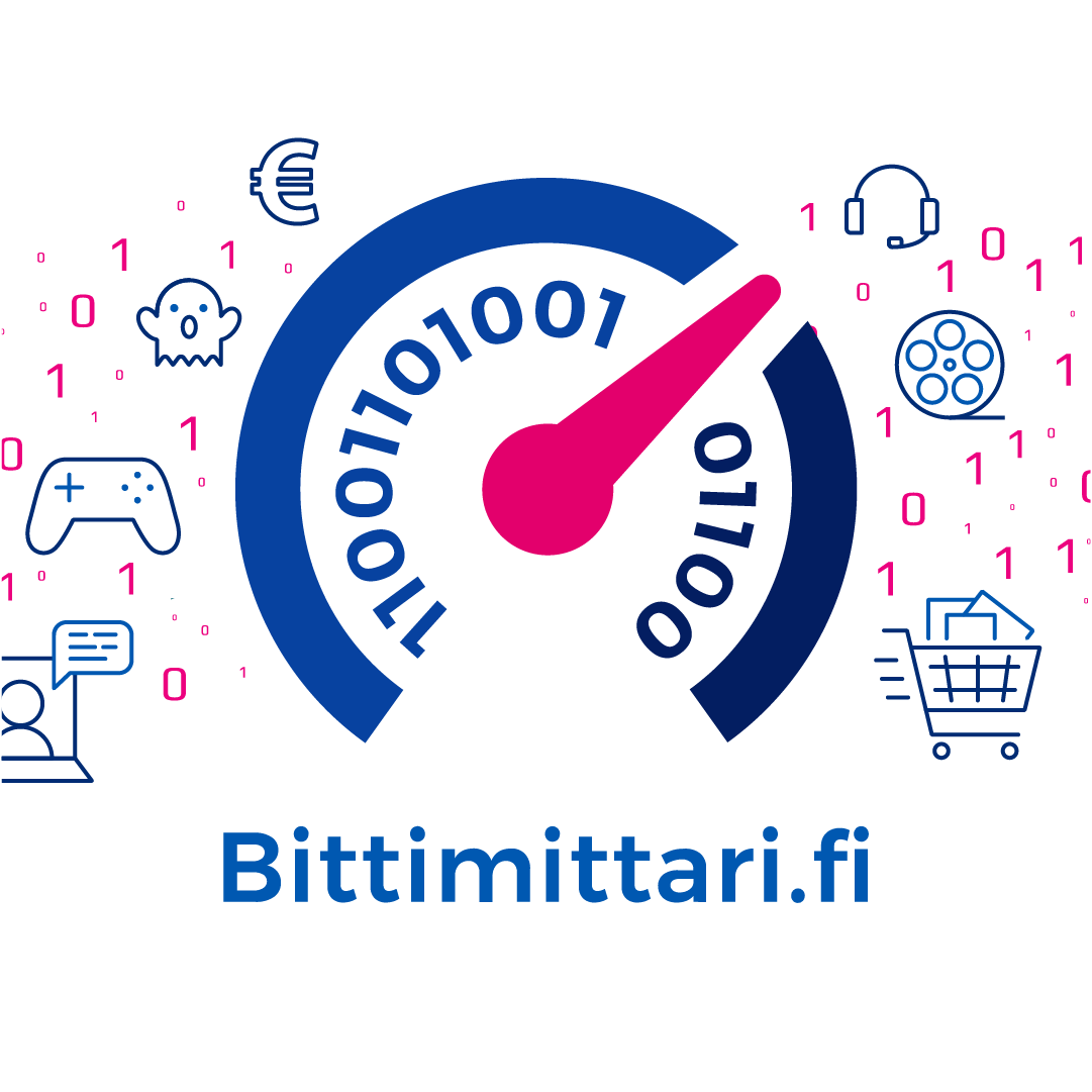 TraficomFinland's tweet photo. Ota käyttöösi https://t.co/eeO6hyJJSS, uusi nettiyhteyden nopeuden ja laadun mittauspalvelu! Se antaa arvion siitä, kuinka hyvin mitattu nettiyhteys vastaa tarpeitasi. Mittaa yhteyttäsi selaimella tai lataa sovellus sovelluskaupasta. 

https://t.co/p88wsAy4kM

#bittimittarifi https://t.co/RwXGrOhjV5