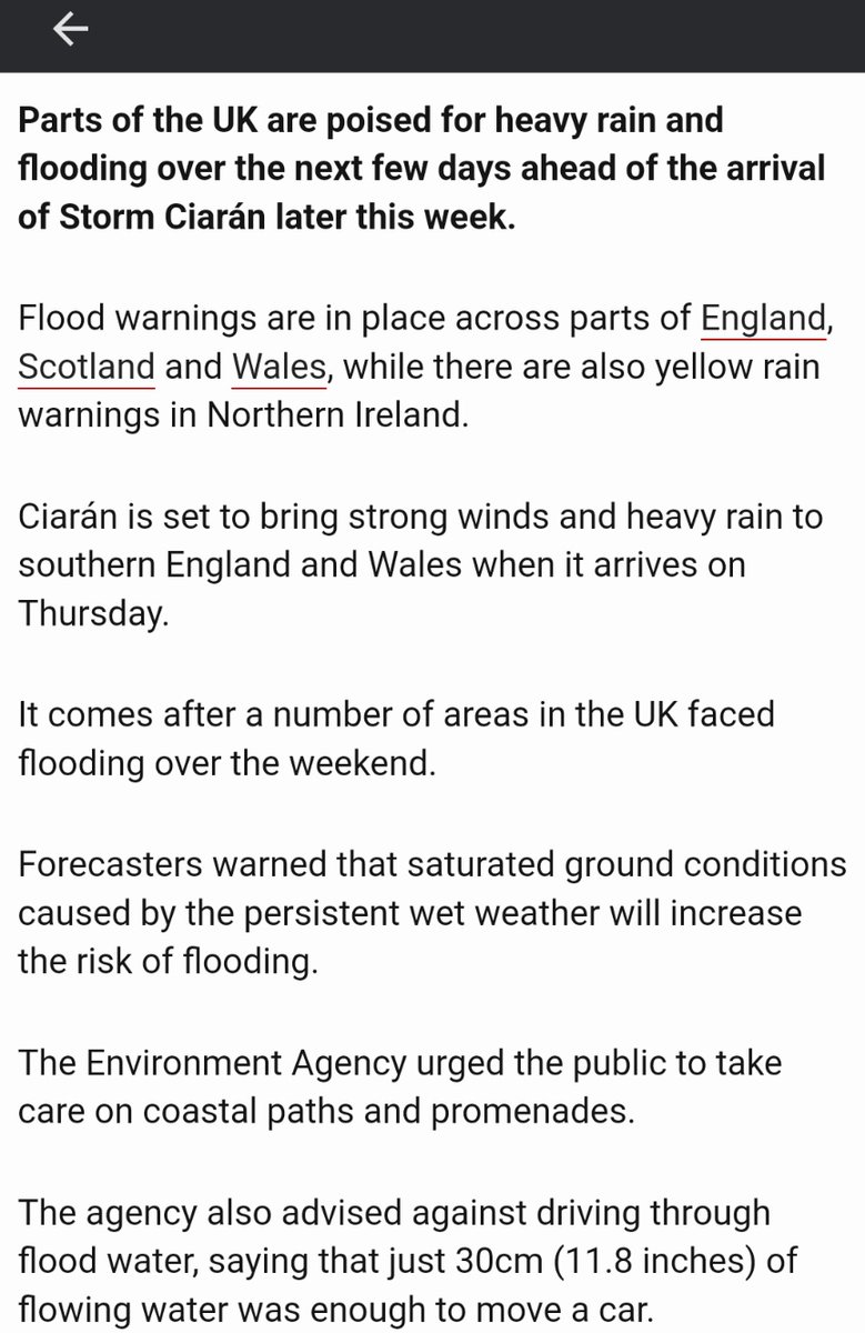 ♻️ #StormCiarán: #Floodwarnings #inplace as #UK #braces for #heavyrain

#StreetTreck🛤️
bbc.co.uk/news/uk-672589…