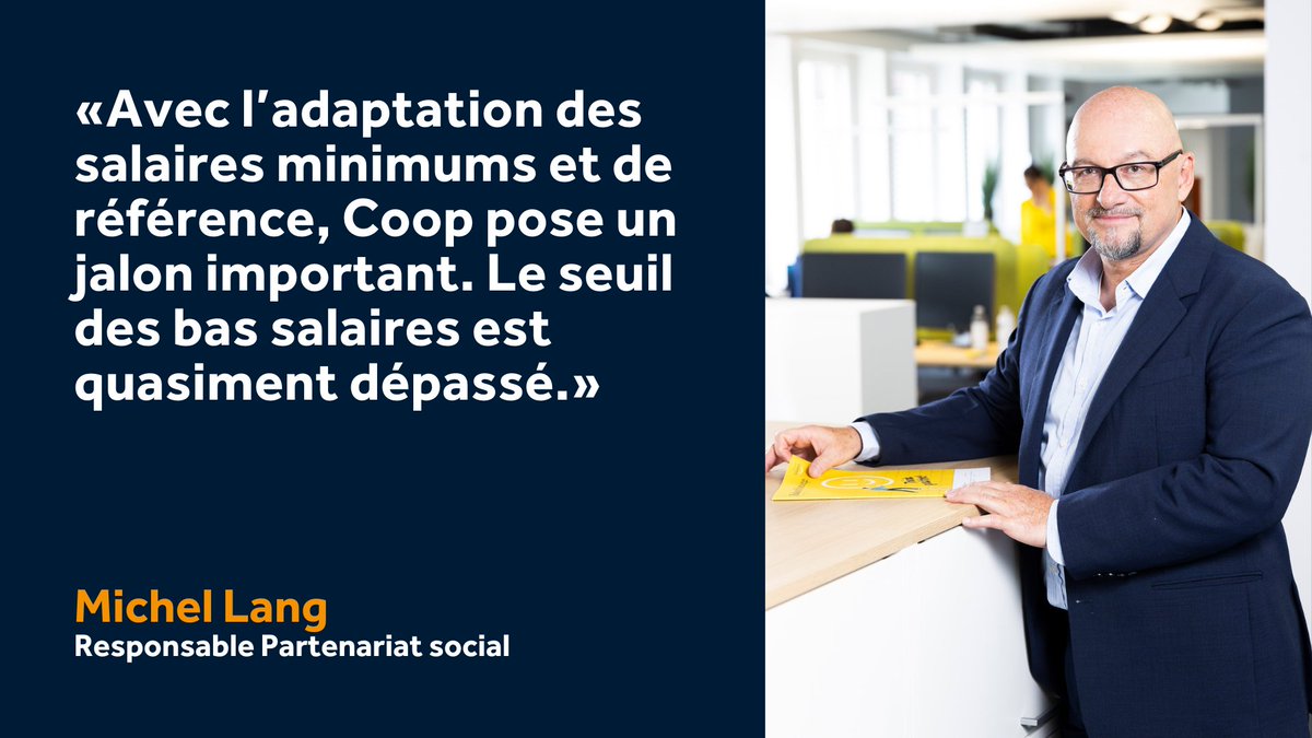 📢 Les collaborateurs et collaboratrices Coop reçoivent la compensation du renchérissement et des salaires minimaux plus élevés

En savoir plus:
ow.ly/LRg850Q1yy8

<a href="/coop_ch/">coop_ch</a> <a href="/syna_ch/">Syna - die Gewerkschaft</a> <a href="/UniaSchweiz/">UniaSchweiz</a> <a href="/cfpocst/">CFP-OCST</a>
#CCT #PartenaireSocial #NégociationsSalariales2024 #SalaireMinimum