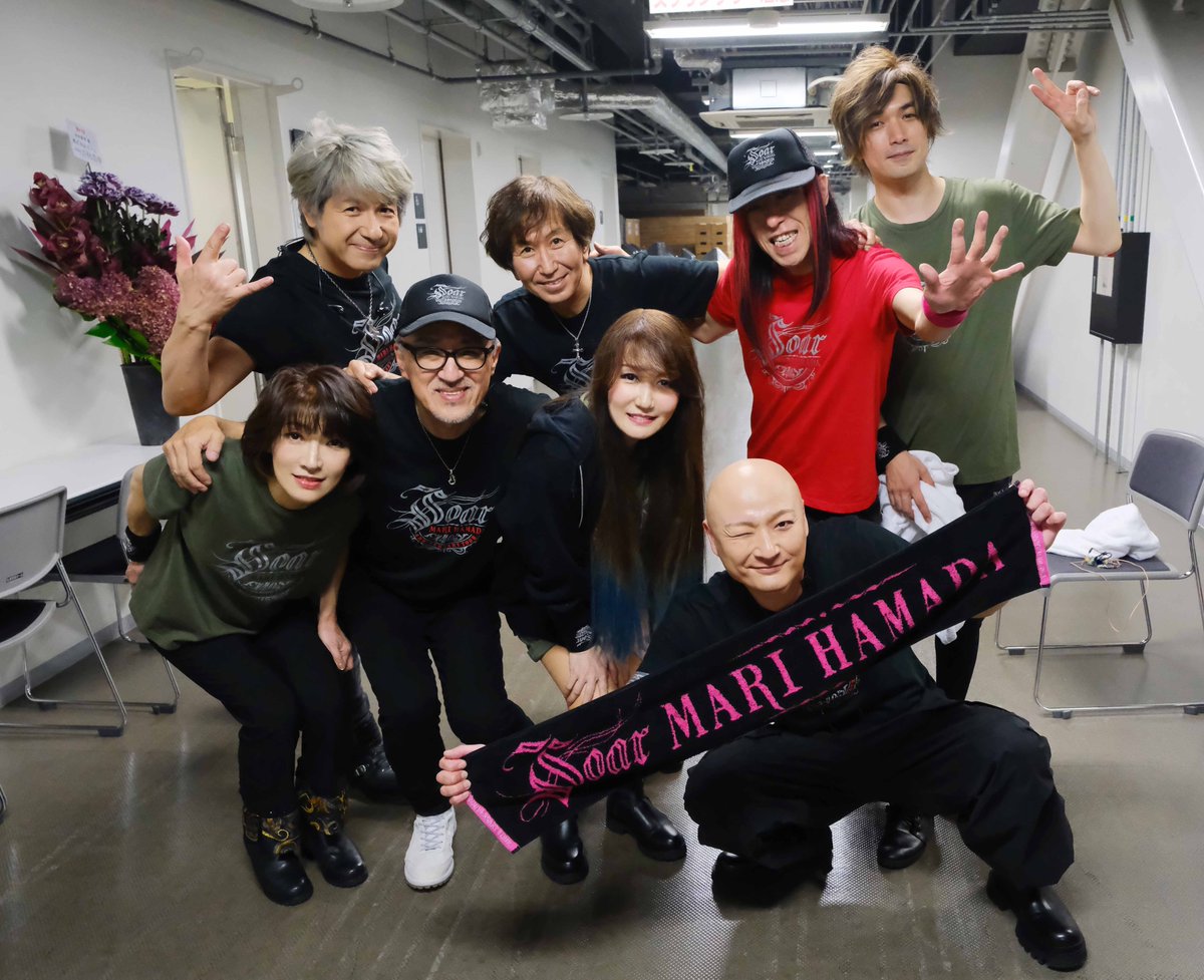 marihd_official's tweet photo. 浜田麻里Soarツアー、全公演終了しました！
ご来場くださった皆様、誠にありがとうございました！！
Mari Hamada's tour"Soar", all shows have finished！
Thank you very much to everyone who came to the shows.
終演後の札幌にて。
#浜田麻里 #Mari_Hamada https://t.co/1EKCcc6kiW