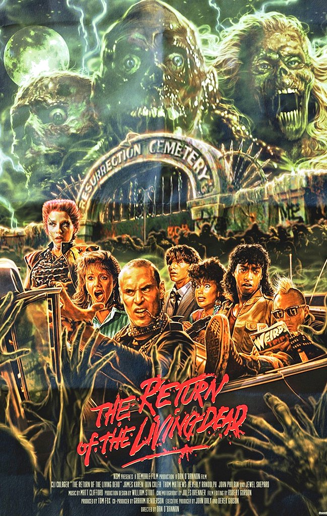 #31DaysofHorror Day 29! 🎬🎃🤘
Return Of The Living Dead 🧟‍♀️🧟‍♂️