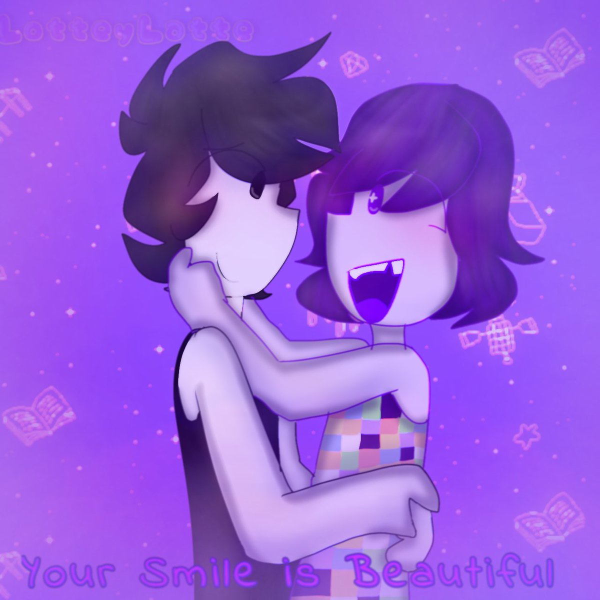 🖤Day 7: Free Day💜
Apologiesfor being late I had a mild artblock but thank you for everyone who participated in this week!! Hope to see you next year (maybe👀)
 #omokelweek23 #omori #omorifanart #omorikel #omoriomokel #omorisuntan