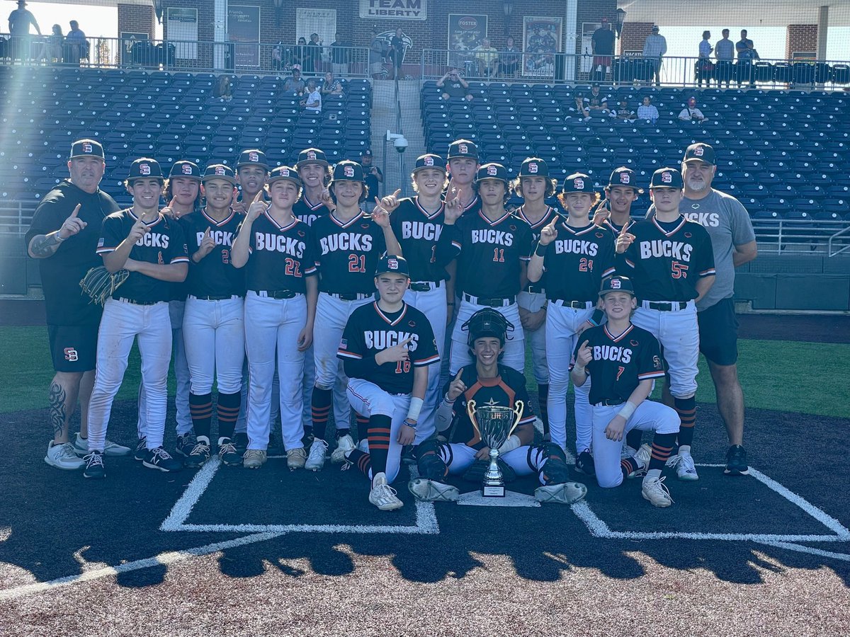 Snyder Bucks 15U Cheetham
TOURNAMENT CHAMPIONS!!!!
Congrats to Team Cheetham for winning the ⁦<a href="/DynamicBaseball/">Dynamic Baseball</a>⁩ Fall World Series North. Keep grinding boys!!!