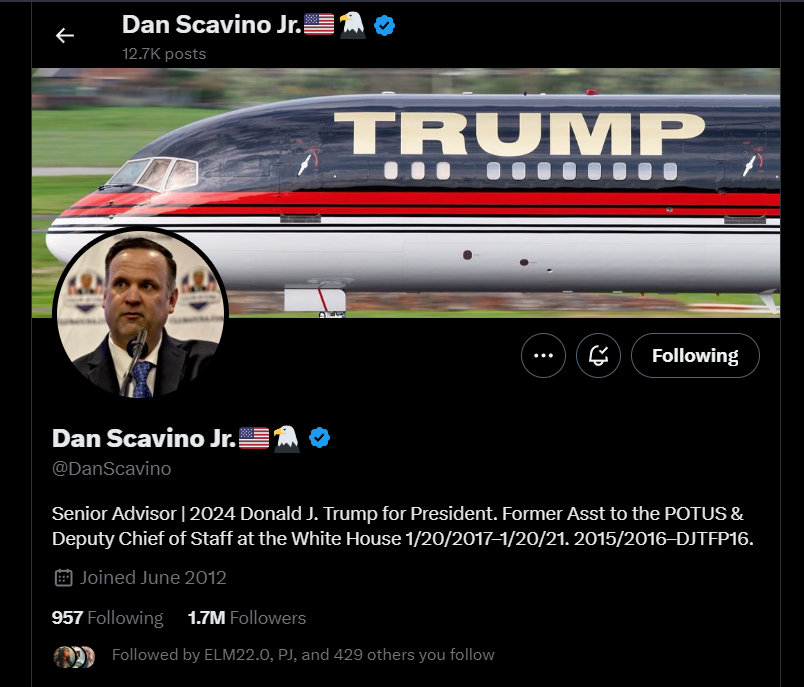 Squawk55's tweet photo. Dan has a new Banner
#TrumpForceOne https://t.co/Ff481KOOxg