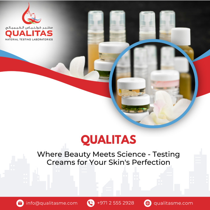 Qualitasme's tweet image. Qualitas: where beauty meets science. Testing creams for your skin perfection. Unveil your radiant skin with confidence.

Visit us at - qualitasme.com 

#qualitas #qualitasmaterialtesting #skinperfection #beautyscience #qualitasglow  #qualitasbeautyscience #skin