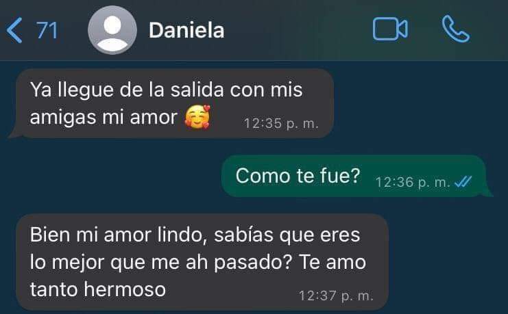 Tan romántica mi amor🥰