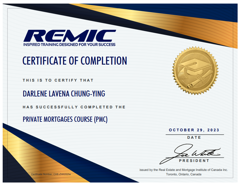 I was challenged and I did it!!! #PMCgraduate #pmc #privatemortgage #agentlevel2