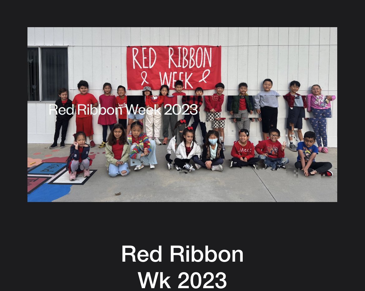 Recap video from our Red Ribbon Week! instagram.com/reel/CzAdfz5rB…