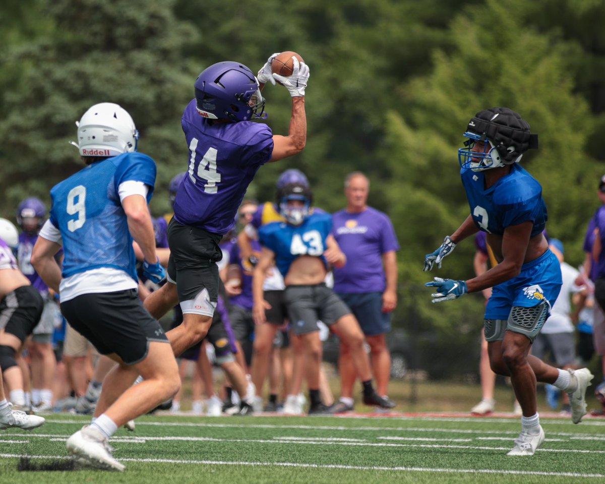 Didn’t get to end my season even close to how I wanted, but we don’t always get to choose how life goes. All we can do is bounce back higher…I’m not done writing my story yet. Thank you GC football for the best 4 years of my life 🟣🟡