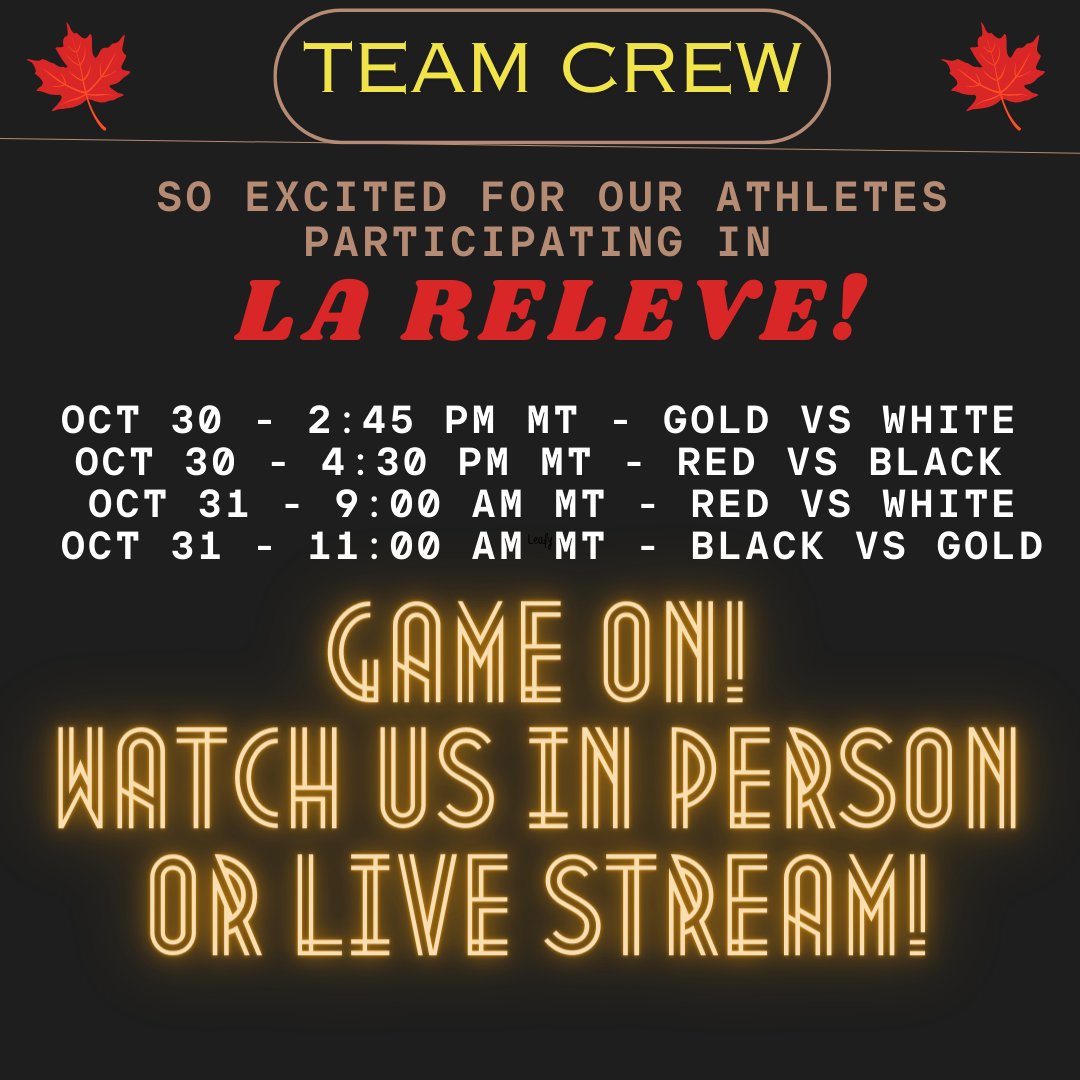 Calgary U19AA CREW tweet media