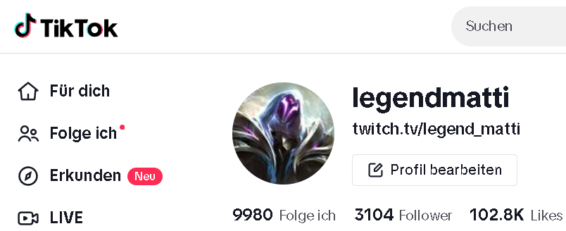 ✅1.000 Follows auf Twitch
✅3.100 Follows auf Tiktok

Ich habe erst dieses Jahr begonnen mit allem und der Support ist einfach zu krank <3

Kuss geht raus an euch