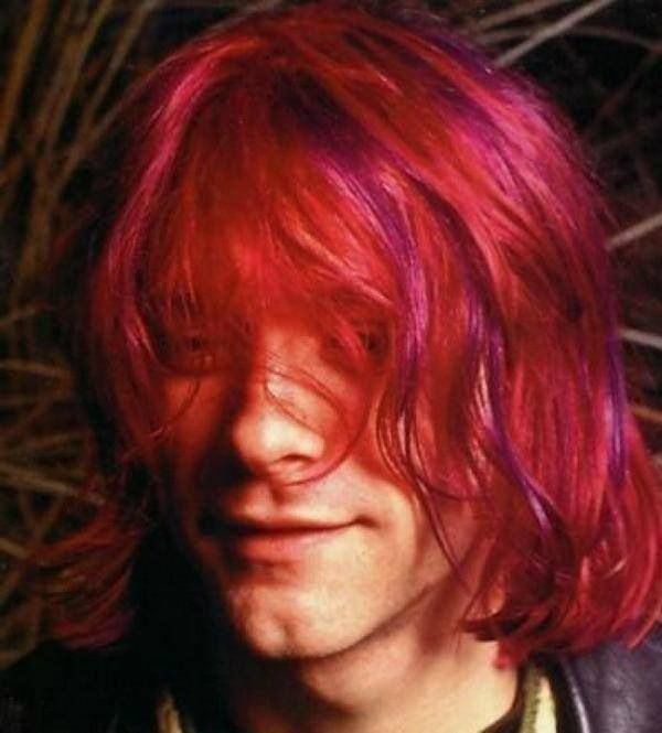 Kurt Cobain Purple Hair kurt-cobain-purple-hair