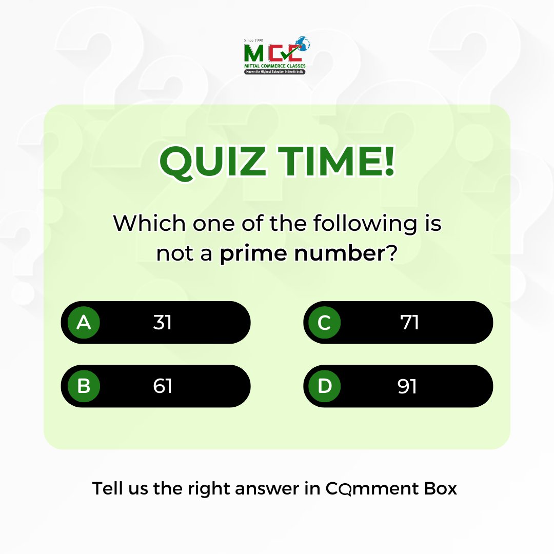 mccjpr's tweet photo. Comment down your Answer 👇

.

One with the correct answer will get a Heart❤️

.

.

#logiacalreasoning #riddles #quiz #camotivation #charteredaccountant #dailyquiz https://t.co/8ZRMjXjijD