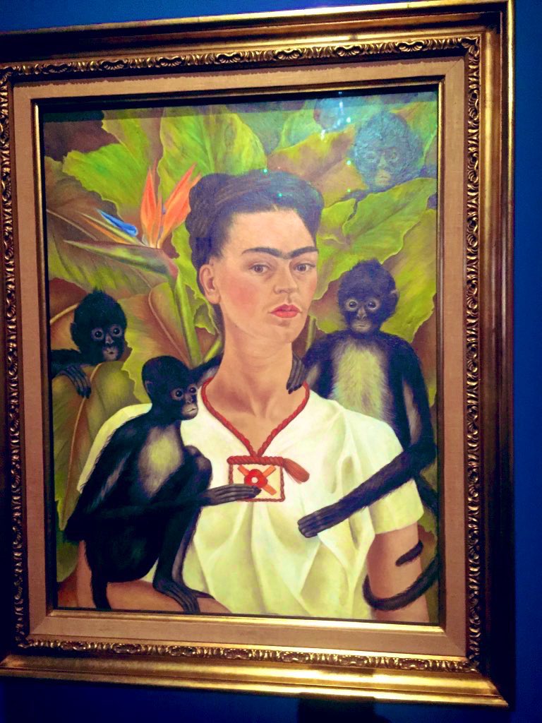 @art_lovelife23 I went to the Frida/Diego Exhibition in Adelaide, Australia because I have love Frida Kahlo paintings and am intrigued by her story