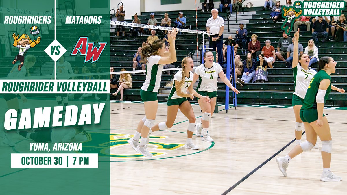 In the playoffs against a familiar foe 😤

🆚: Arizona Western
📍: Yuma, AZ
⏰: 7 p.m.
📺: GoRoughriders.com/Live

#GoRiders