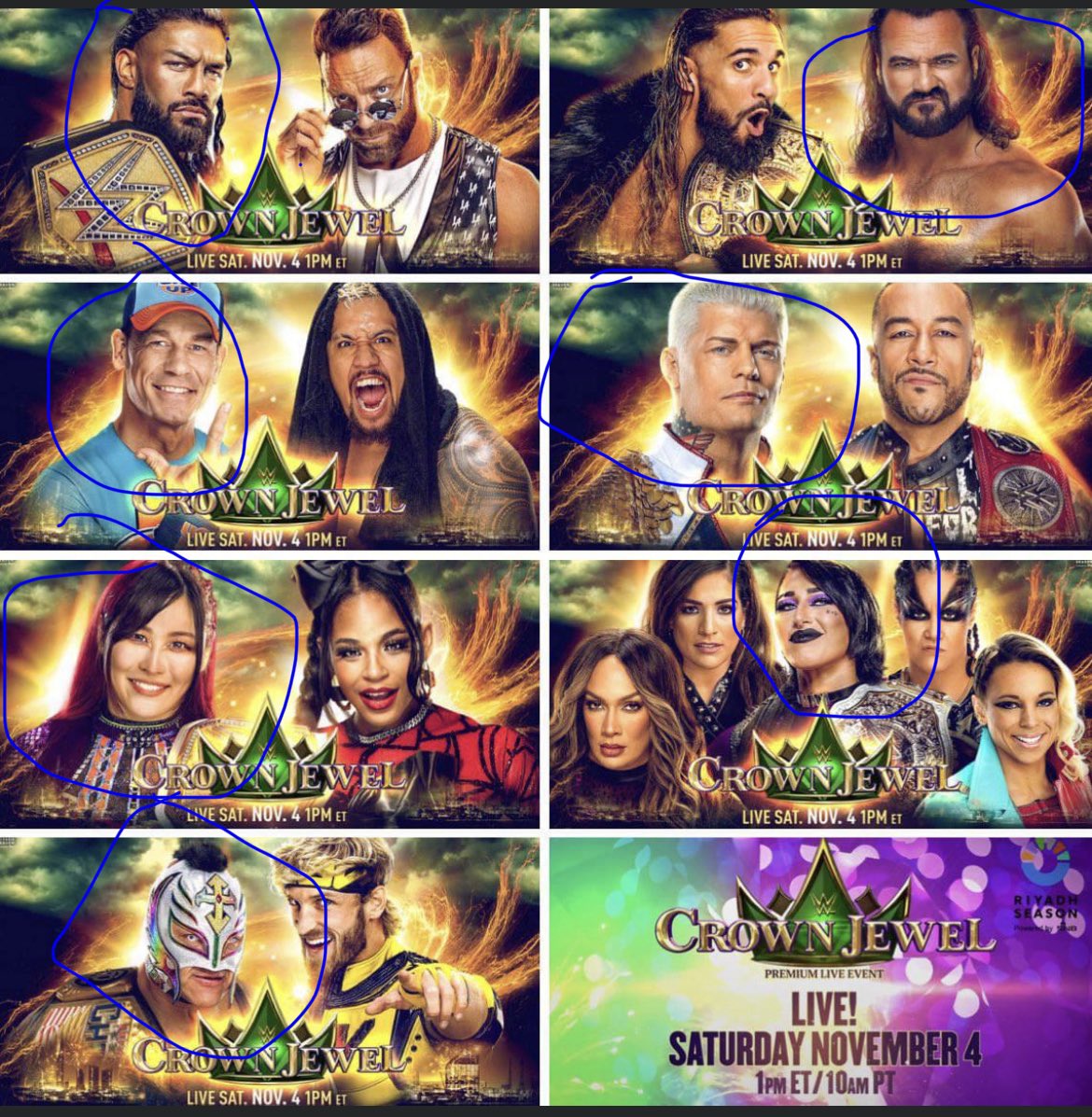 Predictions for crown jewel this Saturday. Any thoughts ?