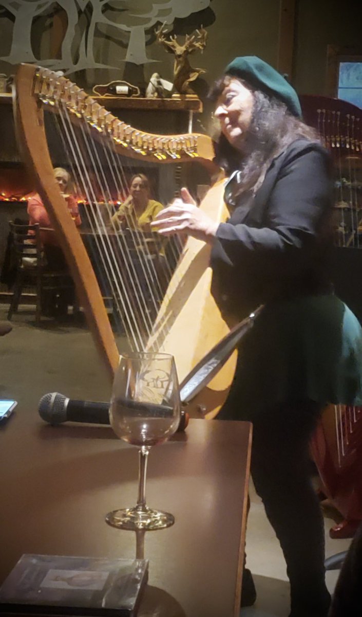 harprealm's tweet image. Loved being in Minnesota teaching the International Harp Therapy Program, wonderful venue at the St. John’s Community and a fun night out at the Three Oaks Winery Concert!