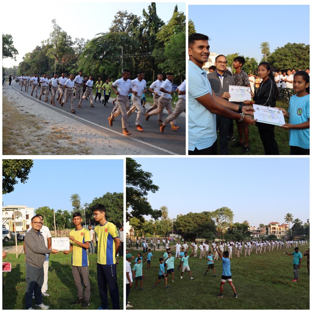 Goalpara_Police's tweet image. Students,Public,VDPs,teams from District Sports Association,CRPF 152 Bn,17th APBn,Forest trainees & @Goalpara_Police made #UnityRun a grand success with around 300 participants. @dcgoalpara & SP flagged off the event.
@CMOfficeAssam 
@assampolice @gpsinghips 
@commandant152