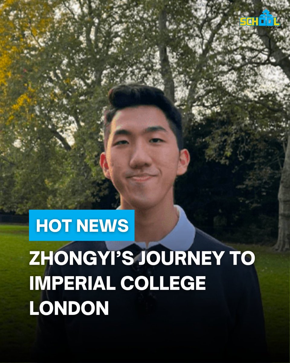 From Alice Smith School to Imperial College London! Zhongyi founded Yi MakesItEasy, a free educational platform for students worldwide while pursuing Chemical Engineering at Imperial College London. Read his story here 👉 ow.ly/OpoR50Q1XS4 #ImperialCollege #YiMakesItEasy