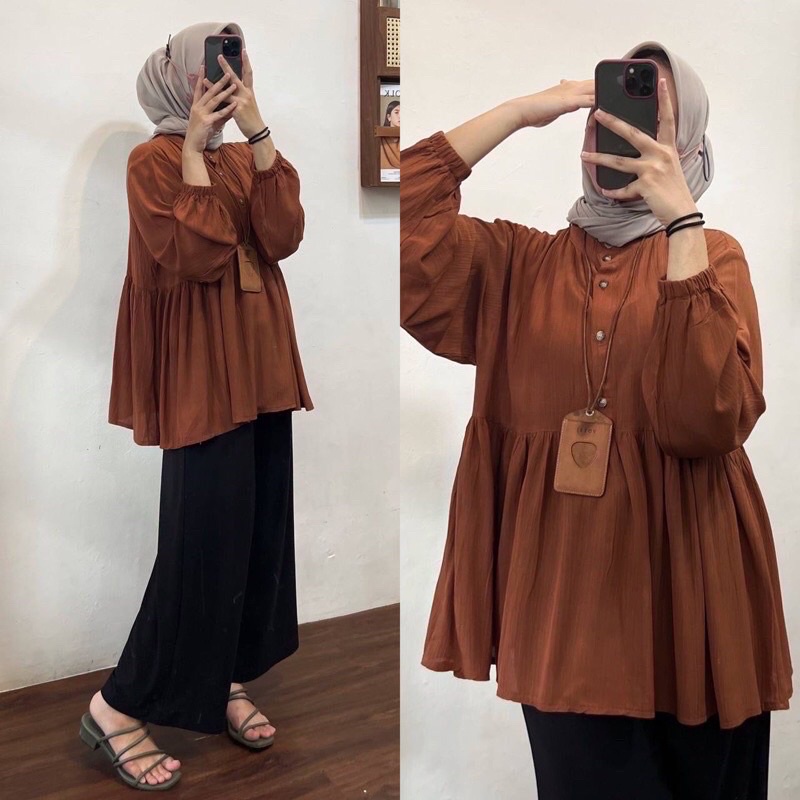😍KEMEJA BLOUSE WANITA BAHAN RAYON CRINKLE 💫

shope.ee/4AYvIDUxDg