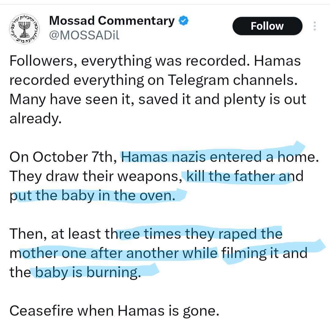 Hamas Terrorists killed the man, burnt his baby alive in an oven & kept raping his wife until she died. What justification will the apologists give now ????