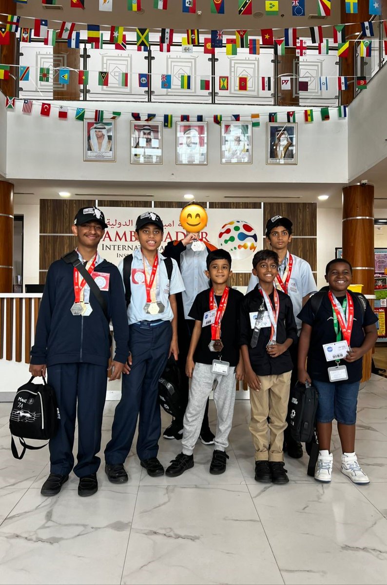 AIADubai's tweet photo. 👏🌟 Celebrating Success! Our incredible students won many awards and showcased outstanding performance in the Unified Robotics Qualifiers! 🤖
🏆🎉 

#AIADubai #AIACommunity #UnifiedRoboticsQualifiers #AwardWinners #TeamPride #ibschool #ibeducation #dubaischools #dubaieducation https://t.co/lokdkM179Z
