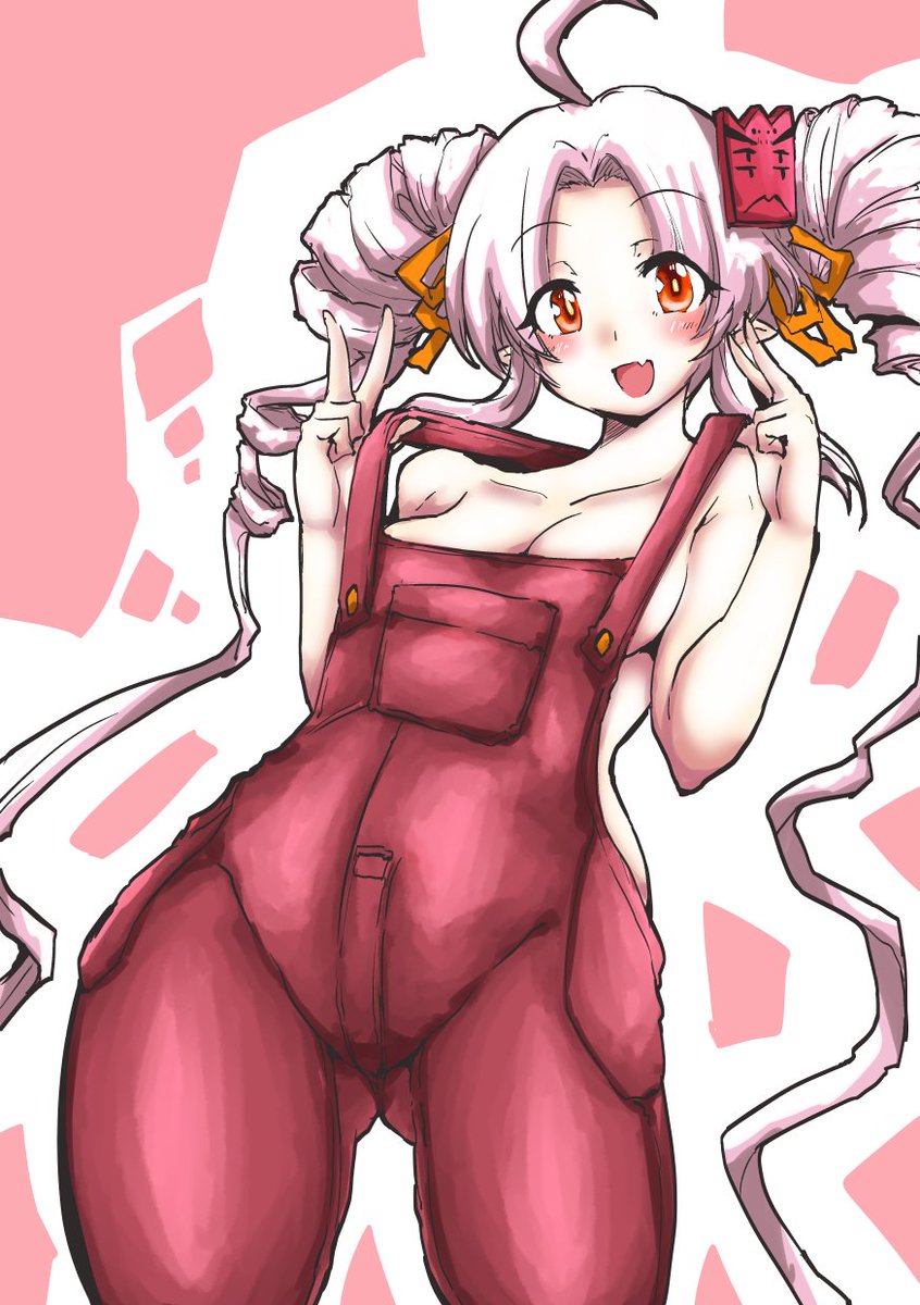 今日の日課は裸オーバーオールついなちゃんです 