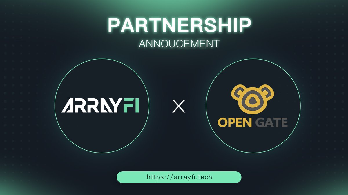 ArrayFi (@array_protocol) on Twitter photo Excited to announce partnership with <a href="/OpenGateNFT/">Jaloliddin Matsaidov</a>!
Opengate is a #Web3 enterprise focusing on #NFT research and development. Filecoin official notary in Australia.
Looking forward to more extensive cooperation!🥳 Excited to announce partnership with <a href="/OpenGateNFT/">Jaloliddin Matsaidov</a>!
Opengate is a #Web3 enterprise focusing on #NFT research and development. Filecoin official notary in Australia.
Looking forward to more extensive cooperation!🥳