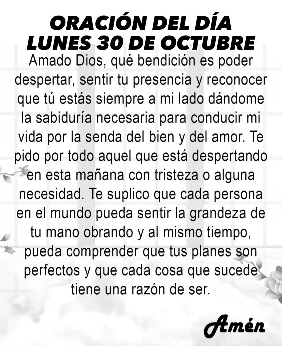 MiOracionDiaria's tweet image. Oración del día lunes 30 de octubre