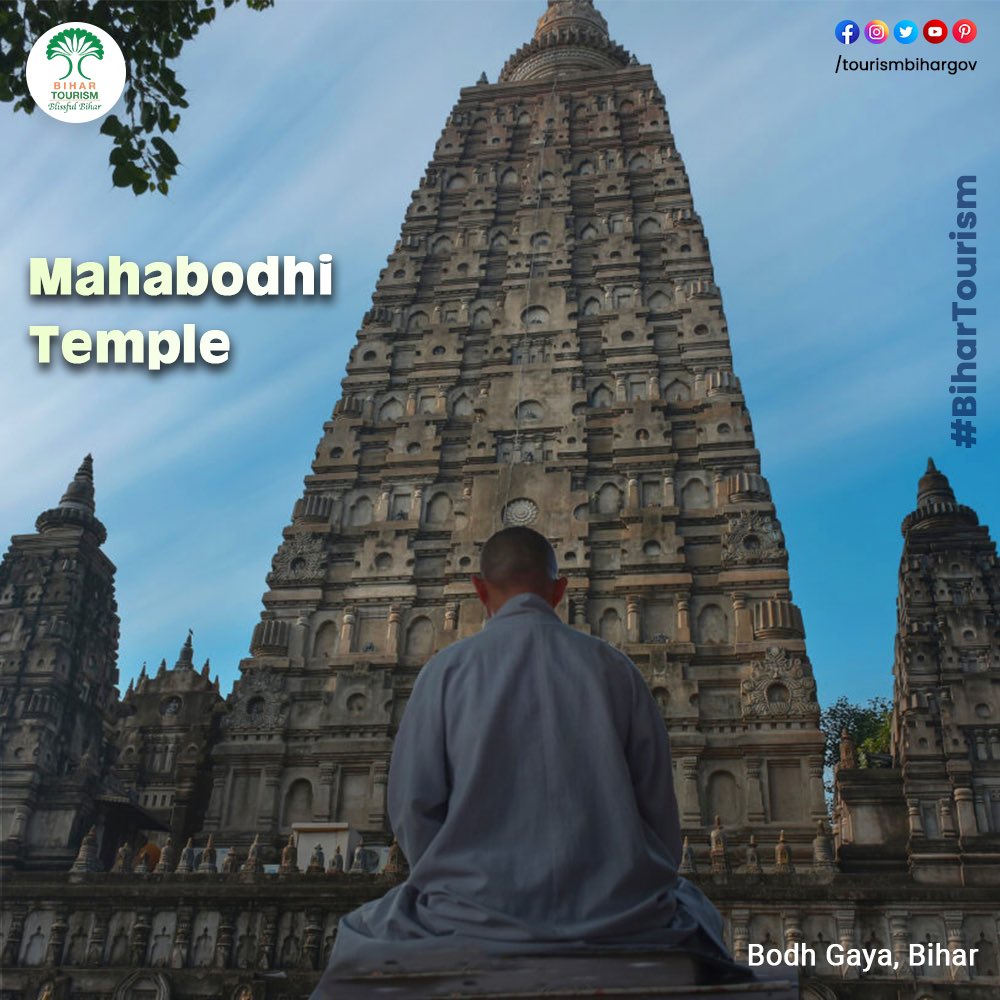 The #Mahabodhi Temple in #Bodhgaya, #Bihar, provides a profoundly spiritual experience. As a #UNESCO World Heritage site marking Lord #Buddha’s enlightenment, it draws visitors from around the world. 

#MahabodhiTemple #BiharTourism #UNESCOHeritageSite #BuddhaCircuit