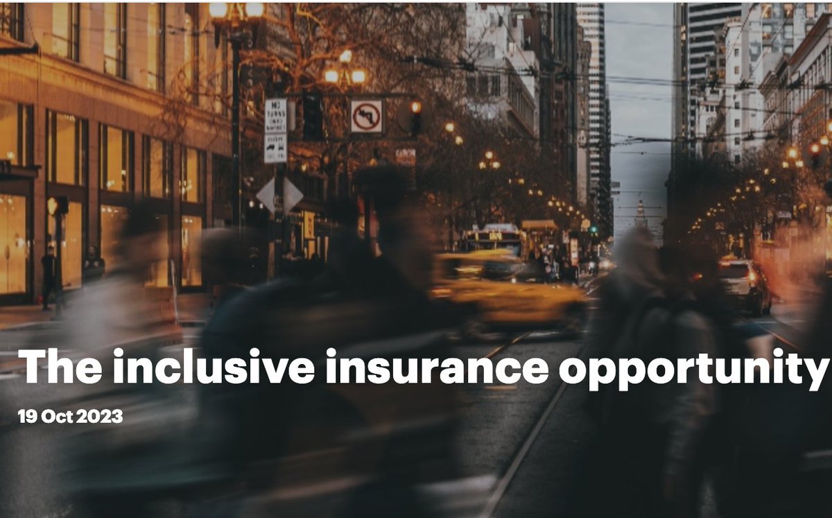 Interesting read: The inclusive insurance opportunity: wp.me/p8Z11G-cp2 #fintech #insurtech @SpirosMargaris @psb_dc @stratorob @SabineVdL @FGraillot @albertogaruccio @globaliqx