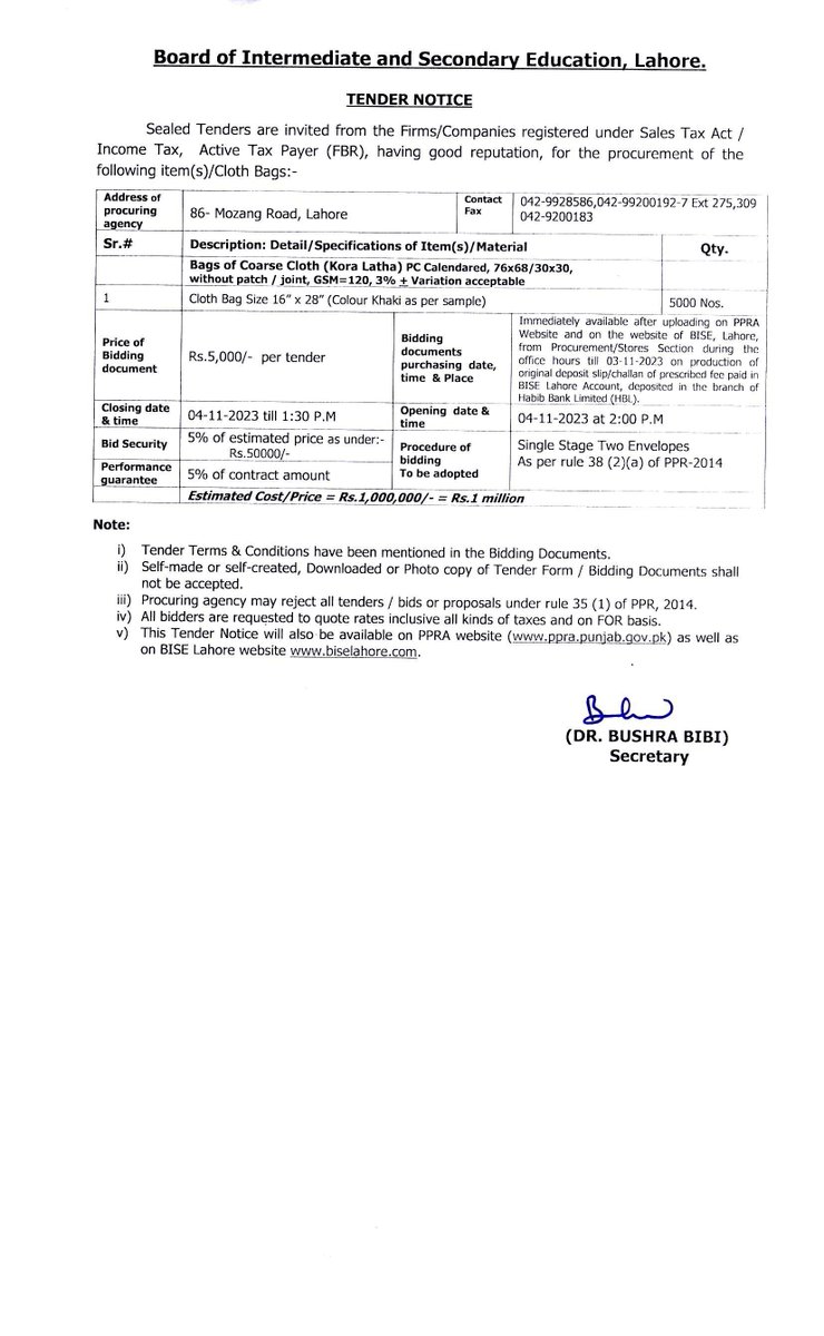 BISE LAHORE (@biselhrofficial) on Twitter photo 