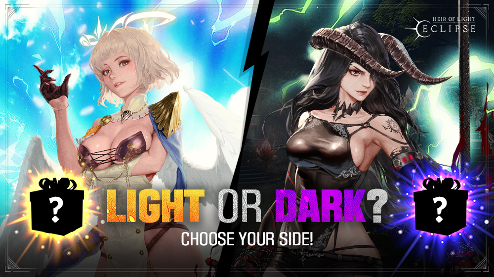 Greetings, Heirs! 

Trick or Treat, Light or Dark?🎃

Choose your side and receive the reward!🎁

Repost🔁 this post and cast your vote below!😉

[Event Period]
⏰After announcement ~ 11/3 (UTC)

[Event Details]
1️⃣ Repost this post
2️⃣ Cast your vote below
3️⃣ And you're done!