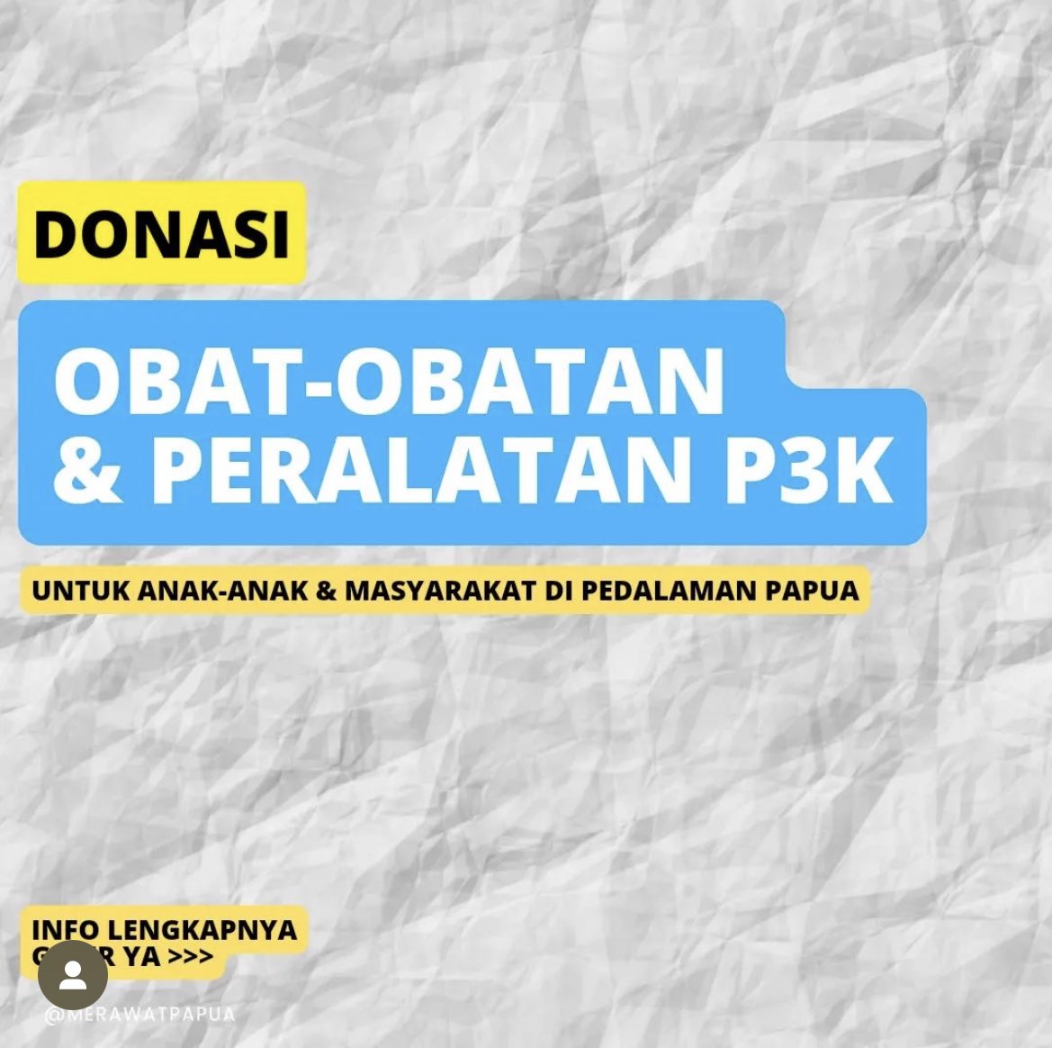 haloo boleh bantu retweet dan sebar ini? mungkin teman-teman mau ikut donasi untuk saudara kita di Papua, mereka butuh bantuan kita untuk obat-obatan dan peralatan P3K 🙏🏻 tapi bisa kok kalau mau donasi lewat uang. aku cantumin nomor rekening di bawah yaa: