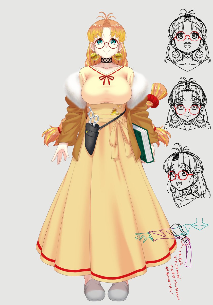 #みなさん去年の今頃はどんな絵描いてましたか 
Vチューバーの
伊予鉗ロイスさん(@RoYith_Iyokan)
のキャラクーモデル原画を描いてました( '∀`)
予想の10倍くらい大変だったw 